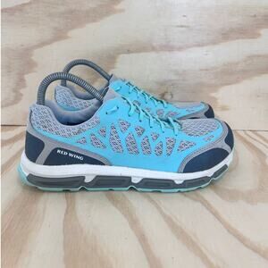 Red Wing - Safety Toe - Athletic Shoes - Gray/Green - Women - 8.5 B - 2341